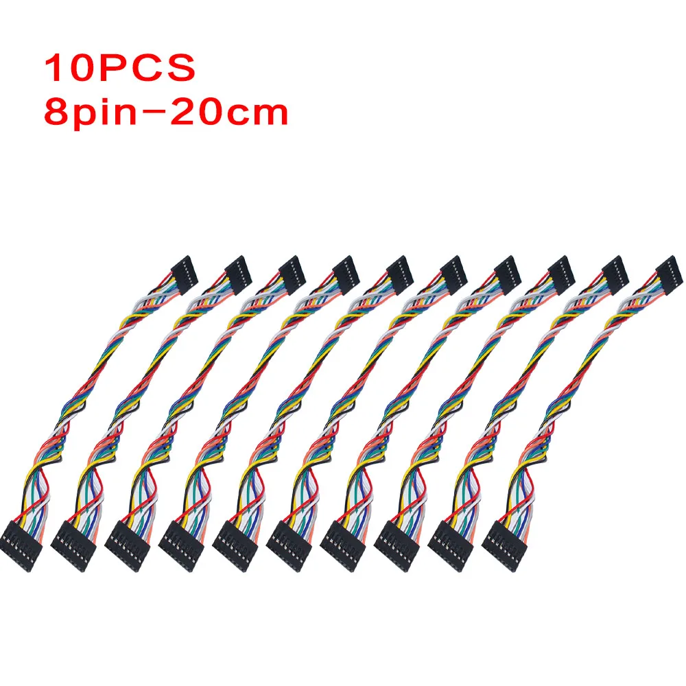 (10pcs/lot)Keyestudio F-F  20CM 2.54  2Pin /3Pin /4pin/8Pin  Breadboard Line/Dupont Cable For Arduino Breadboard DIY Project