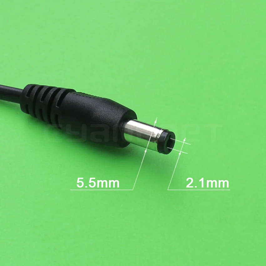 Kabel USB zasilania 2.0 do DC 5.5mm x 2.1mm 1.0M 2A wsparcie 5V lub 12V złącze ładowarki kabel do lampy stołowej Tablet MP3 MP4