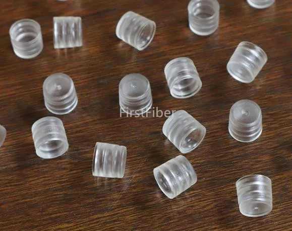1000pcs SC FC couplers Transparent dust caps , FC SC Adapter dust caps, Fiber Optic Connector dust caps SC Splitter dust caps