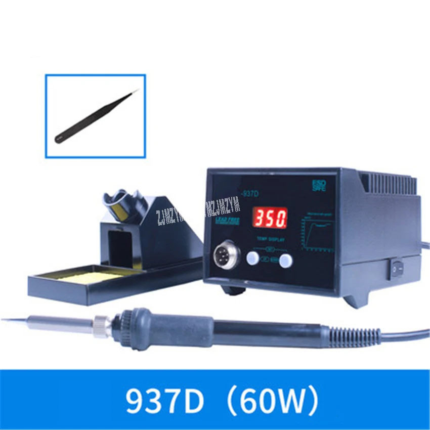 

CSD937D LED Digital Display Soldering Station Constant Temperature Soldering Station Anti-static Soldering Station 110V-220V 60W