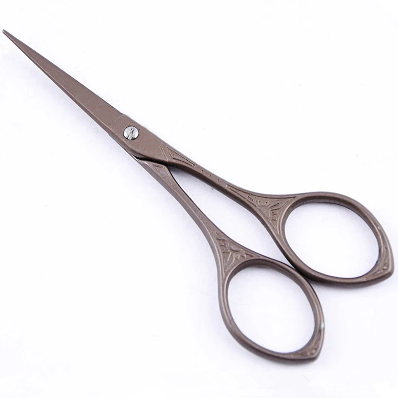 

Retro Euro Titanium Steel Mini Scissors Tailor Home Shears Portable Handicrafts Cross Stitch Paper Cutter Tool