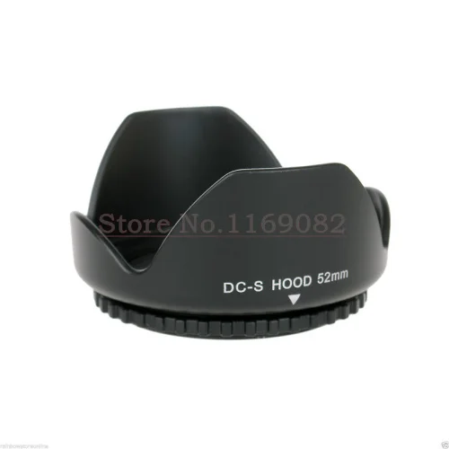 3 in 1 52mm Lens Cap cover + Flower Lens Hood + Green.L UV Filter For 52mmDMC G1 G2 G10 FZ200 FZ62