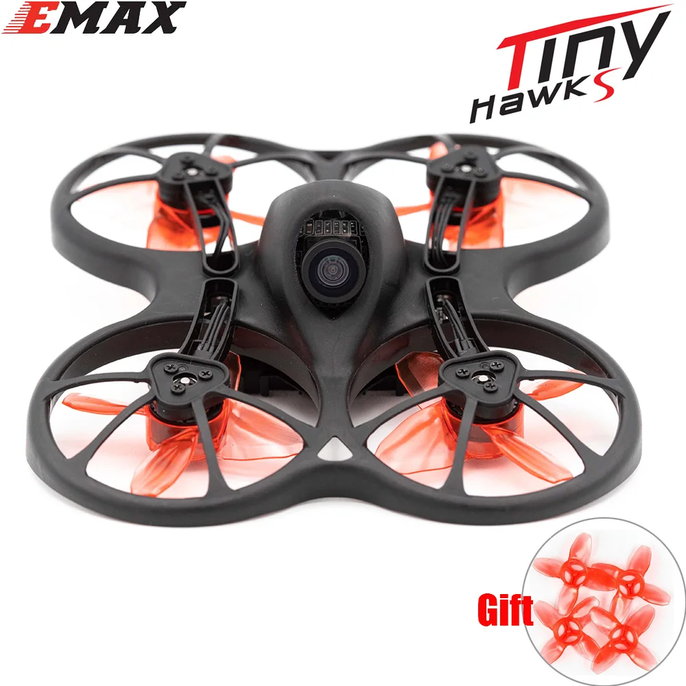 Emax 2S Tinyhawk S Mini FPV Racing Drone z kamerą 0802 15500KV bezszczotkowy silnik wsparcie 1/2S bateria 5.8G FPV okulary zdalnie sterowany samochód