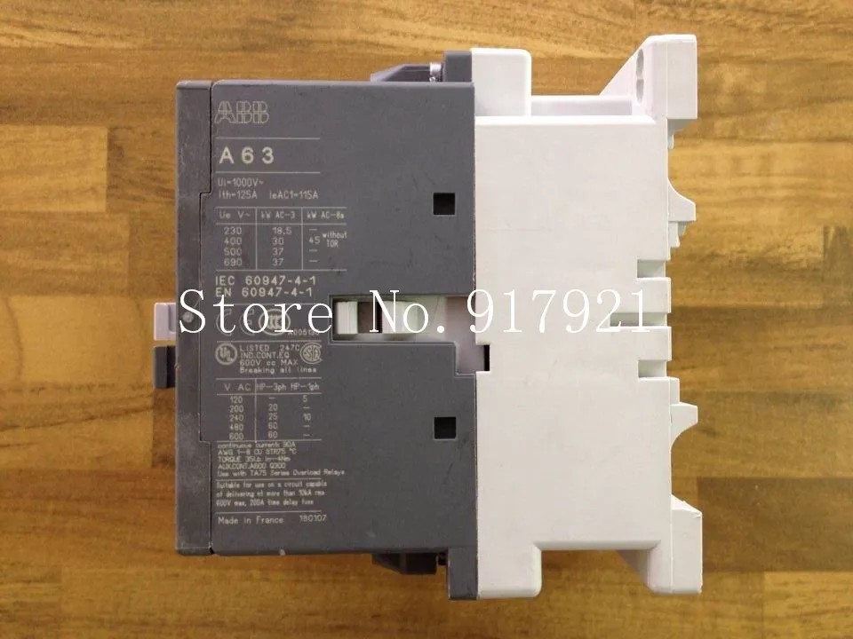 [ZOB] The original original A63-30 AC24V AC contactor 125A to ensure genuine