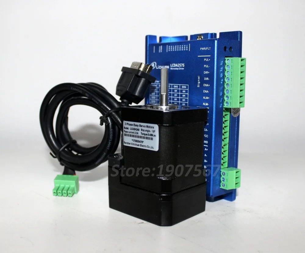 Imagem -06 - Lichuan-motor de Passo com Fases nm Nema 17 Controle de Loop Fechado Lc42h250 Servo Drive Cnc