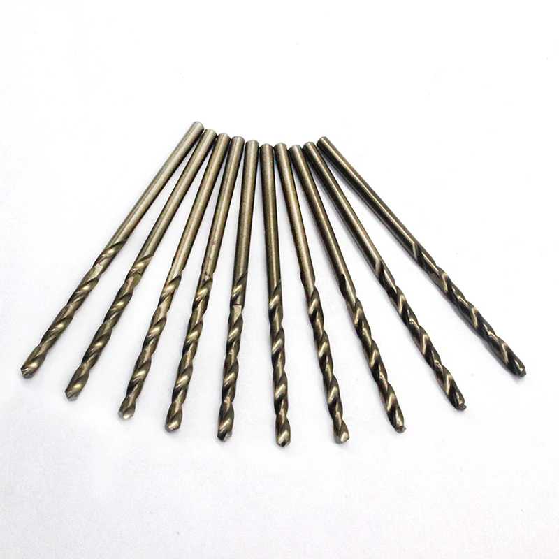 10 cái M35 2.6 mét thép không gỉ đặc biệt kim loại khoan lổ bit khoan Xoắn chuôi thẳng tốc độ cao thép chứa coban
