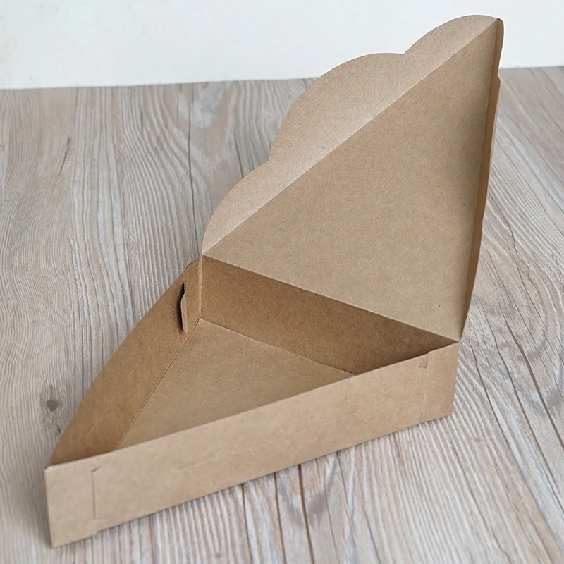 500Pcs/Lot Triangle Pizza Box Packaging Boxes Pizza Box