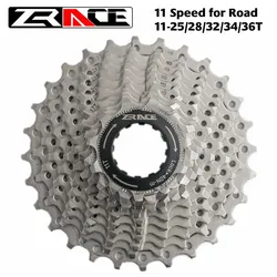 NEW ZRACE 10S 11S Road Bike Cassettes 11-25/28/32/34T Freewheel,10 Speed Bicycle Flywheel for Tiagra ZEE Ultegra 105 ZR-RD