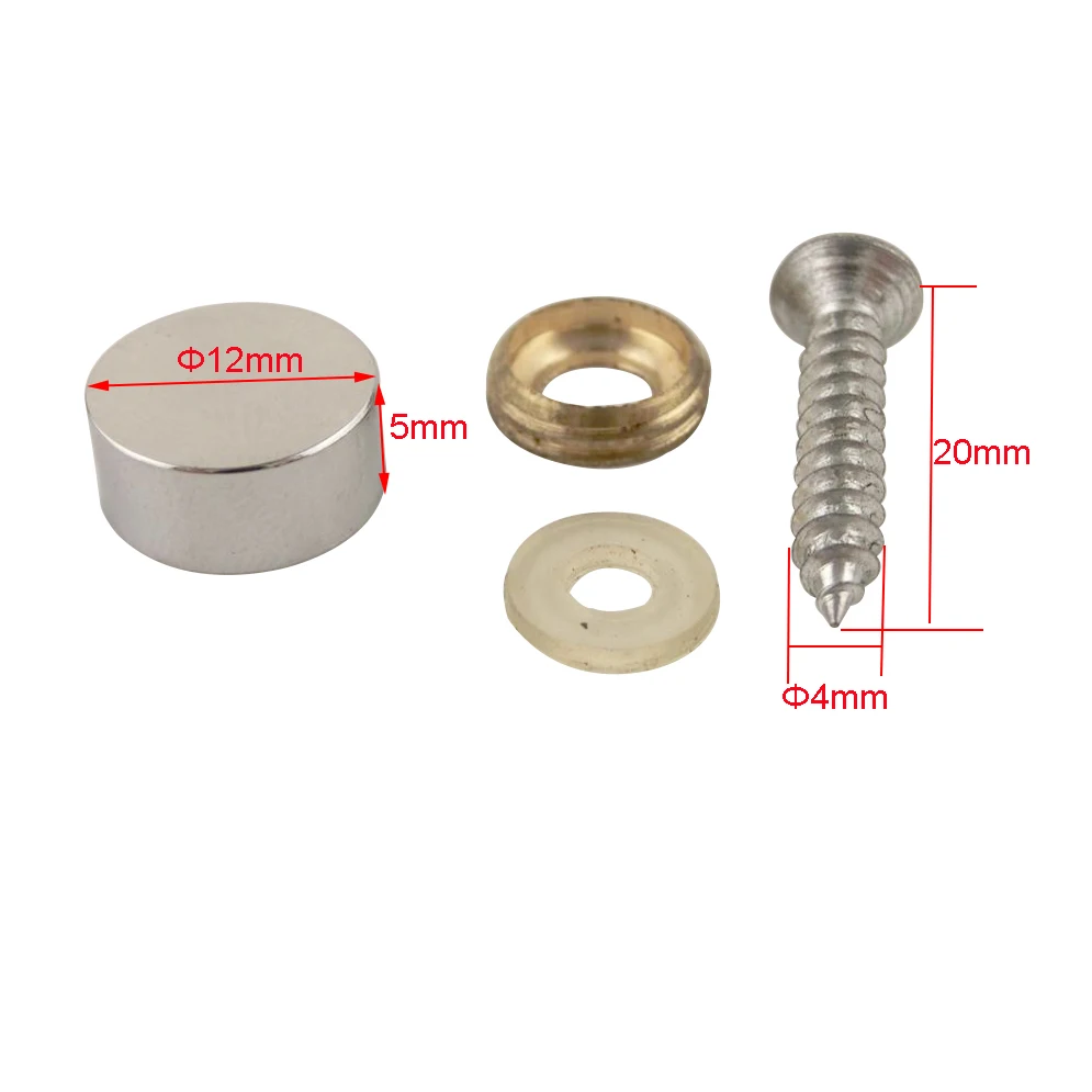 5000pcs 12mm x 5mm Cap Screw Nails Silver Tone 12mm Diameter Cap Decorative Screws Advertising Nail