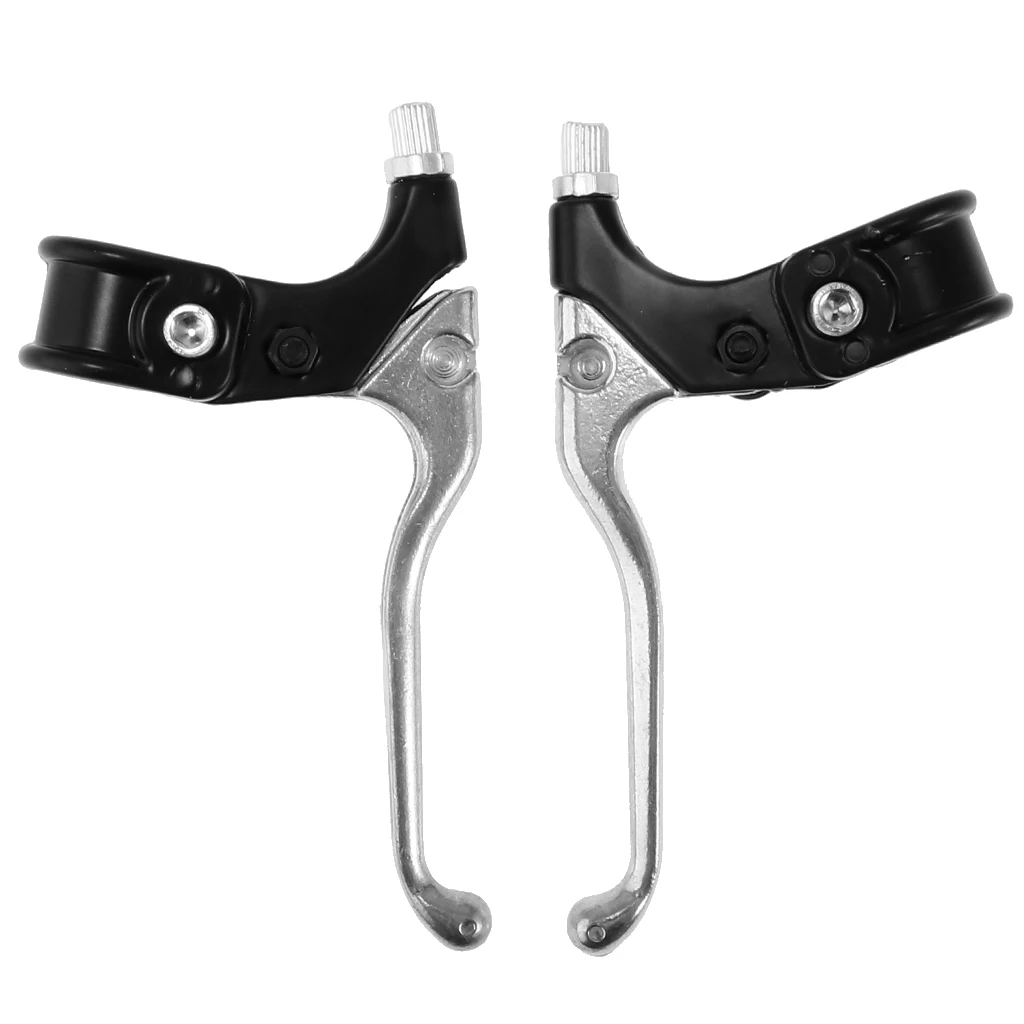 1 Pair of Bike Brake Levers Handbrakes V-Brake MTB Road Fixed Gear Bicycle 22mm Handlebar for Common/ Mountain/ City bikes