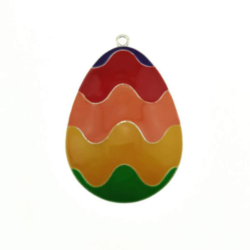 

Cute Enamel Easter Egg Pendant Charms for Easter