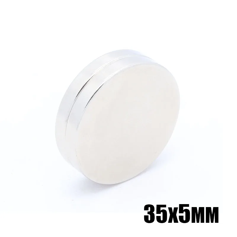 

5pcs 35x5 mm Neodymium N35 Dia Strong Magnets Tiny Disc NdFeB Rare Earth For Crafts Models Fridge Sticking Free Shipping