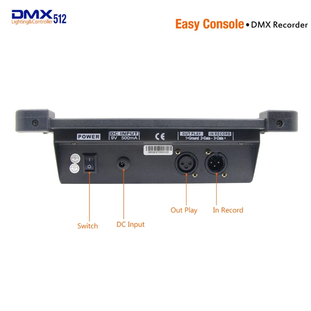 DMX512 Controller Disco Easy Controller DMX Recorder Easy Console for stage lighting