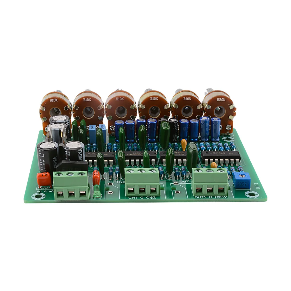 AIYIMA HIFI Enthusiast Preamplifier Amplifier Tone Board Two Channel Stereo Tone Volume EQ Control Preamp