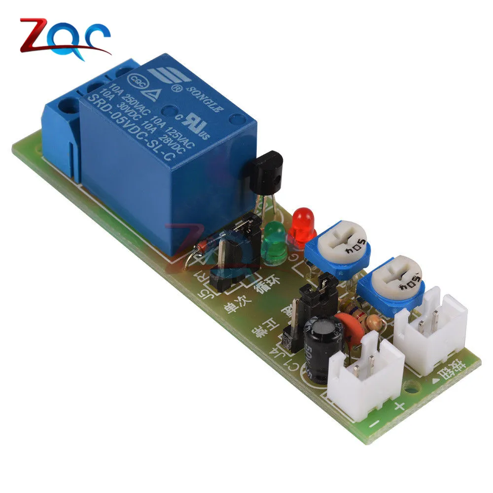 Adjustable Cycle DC 5V 12V 24V 60min Timer Delay On/Off Switch Relay Module Board Timer Control Switch Relay Module