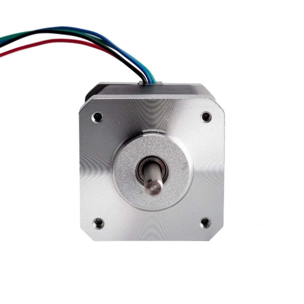 Wantai 1PC Nema17 Stepper Motor 42BYGHM809 0.9degree 4000g-cm 48mm 1.7A 4-Lead 2Phase CE ROSH ISO 3D Printer