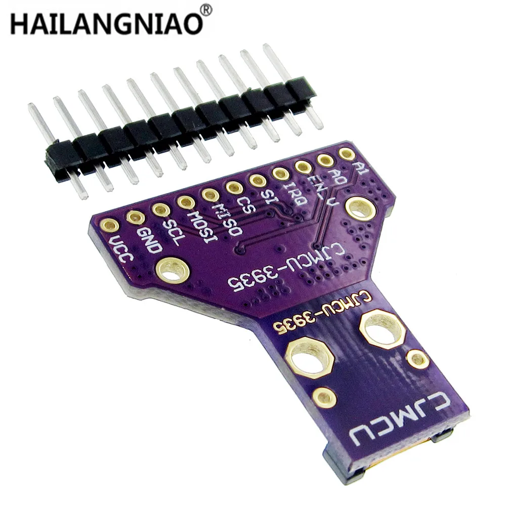 AS3935 Sensor Breakout Board SPI I2C Interface Strikes Thunder Rainstorm Storm Distance Detection 2.4V-5.5V Antenna