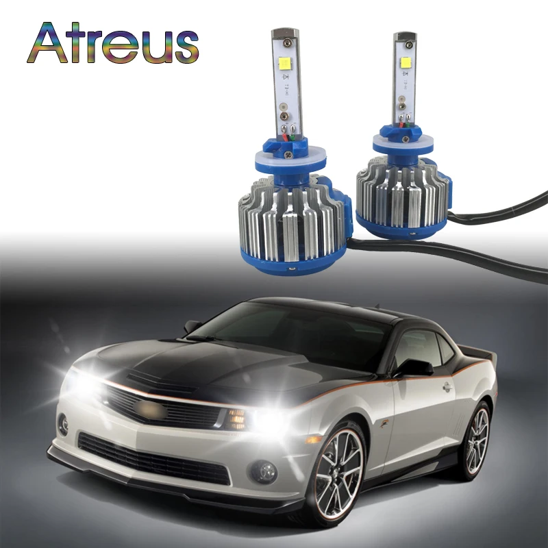 Atreus H1 880 881 H3 Led Car Headlight For Hyundai I30 Peugeot 206 Opel Nissan Renault Honda 70W 7000LM Driving Fog Head Lights