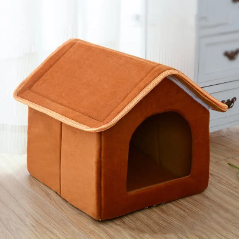 High Quality Pet Products Luxury Dog House Cozy Dog Bed Puppy Kennel 4 Color Pet Sleeping Bed Cat Cushion Kitten Mats Pet Shop