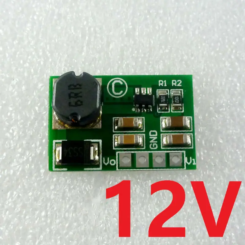 DD2424SA_12V 12W DC-DC Efficient Converter Boost 2V-12V to 12V Power Supply UPS Module For LED Monitor PTZ