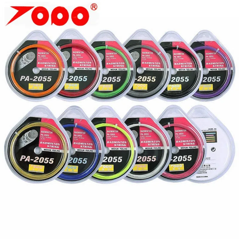 TOPO-Cuerda de bádminton duradera, cuerda de red elástica de 24 libras, PA-2055 de 0,68mm de diámetro, Accesorios para Bádminton