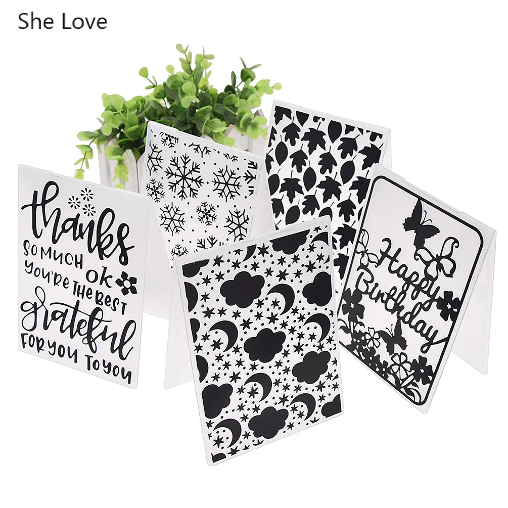 Chzimade 2019 Flower Plastic Embossing Folder For Diy Photo Album Scrapbooking Paper Card Template Stencil Home Decor