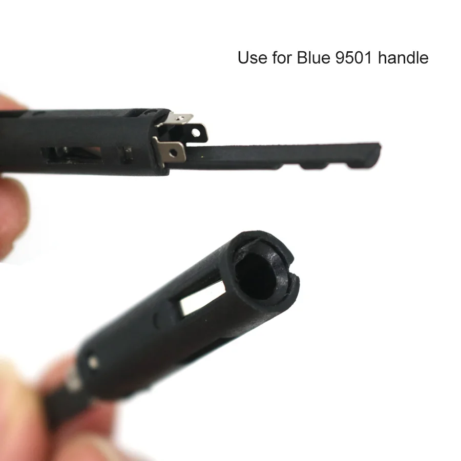 ABS T12 black metal handle Shrapnel Component 9501 handle Shrapnel assembly DIY soldering iron handle Inner joint spiral
