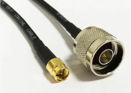 N male to SMA male connector RG58 Cable 50-3 Wifi Coaxial Cable RF UHF antenna reader extension line cable 2m-20m