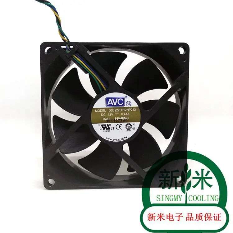 

USED AVC DS09225B12HP213 12V 0.41A 9225 9CM 4lines ATX cooling fan