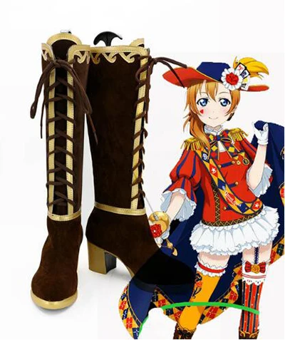 Love Live Maki Nishikino Ellie Cosplay Boots Halloween Party Cosplay Show Boots Custom Made for Adult Women Shoes Accessories