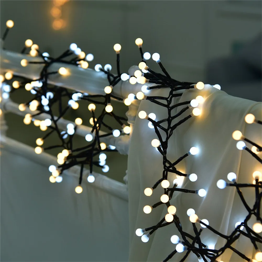 VNL Outdoor 6M 400 LED String Lights Changeable for Pink Xmas Garland Cafe Party Wedding Decoration Christmas Fairy Lights