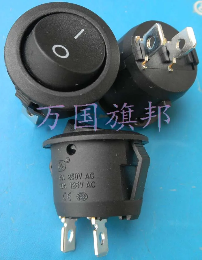 

Free Delivery. The ship round round switch 6 a 250 v 20 mm diameter black 2 feet