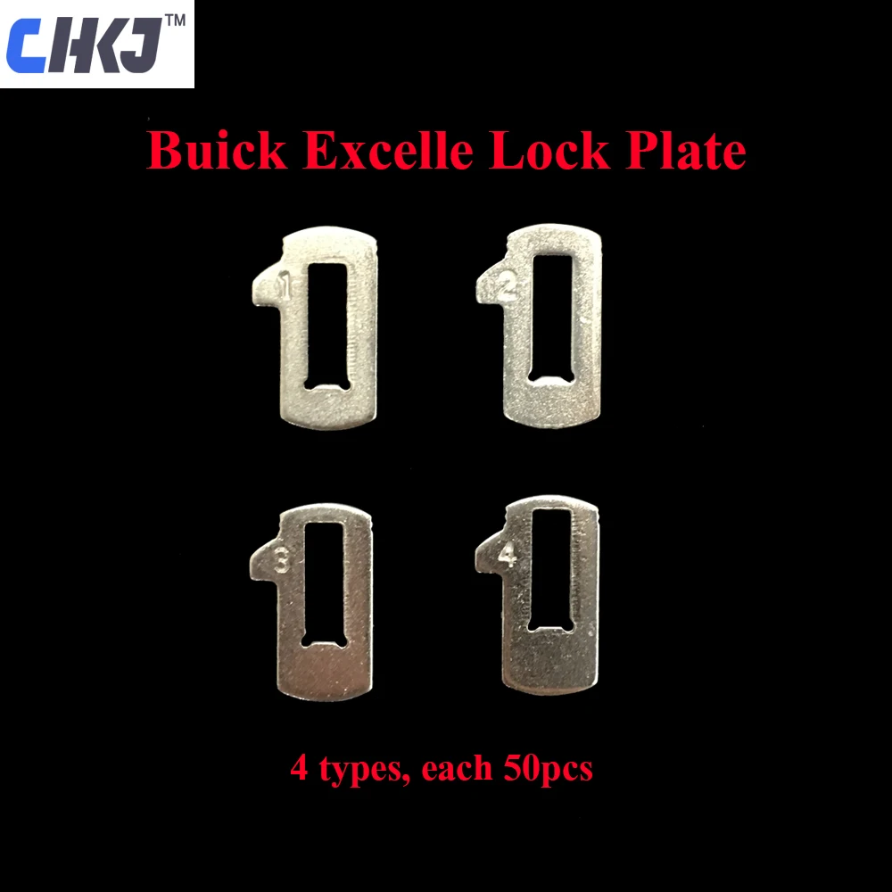 CHKJ 200pcs/lot Car Lock Reed Locking Plate For Buick Excelle (4 Types Each 50pcs) Auto Repair Accessaries Locksmith Supplies