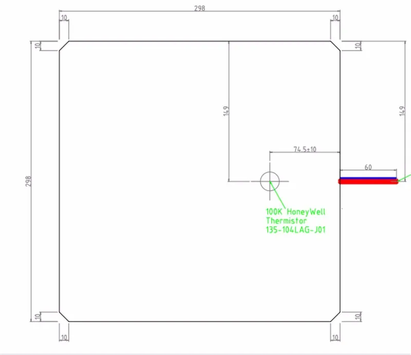 Reprap TAZ 5/TAZ 4 LulzBot TAZ 24v grzałka silikonowa do drukarki 3D DIY 360W 24V gładka grzałka silikonowa do podgrzewanego łóżka buildplate