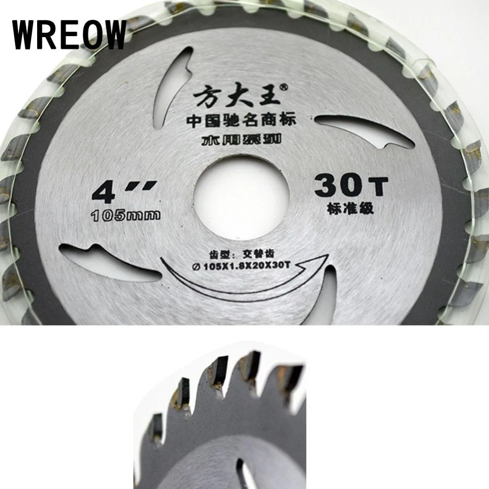 4 Inch 30T 40T Circular Saw Blade Woodworking Acrylic Metal Diamond Cutting Cutter Tool Wheel Discs DIY wood cutting Tool