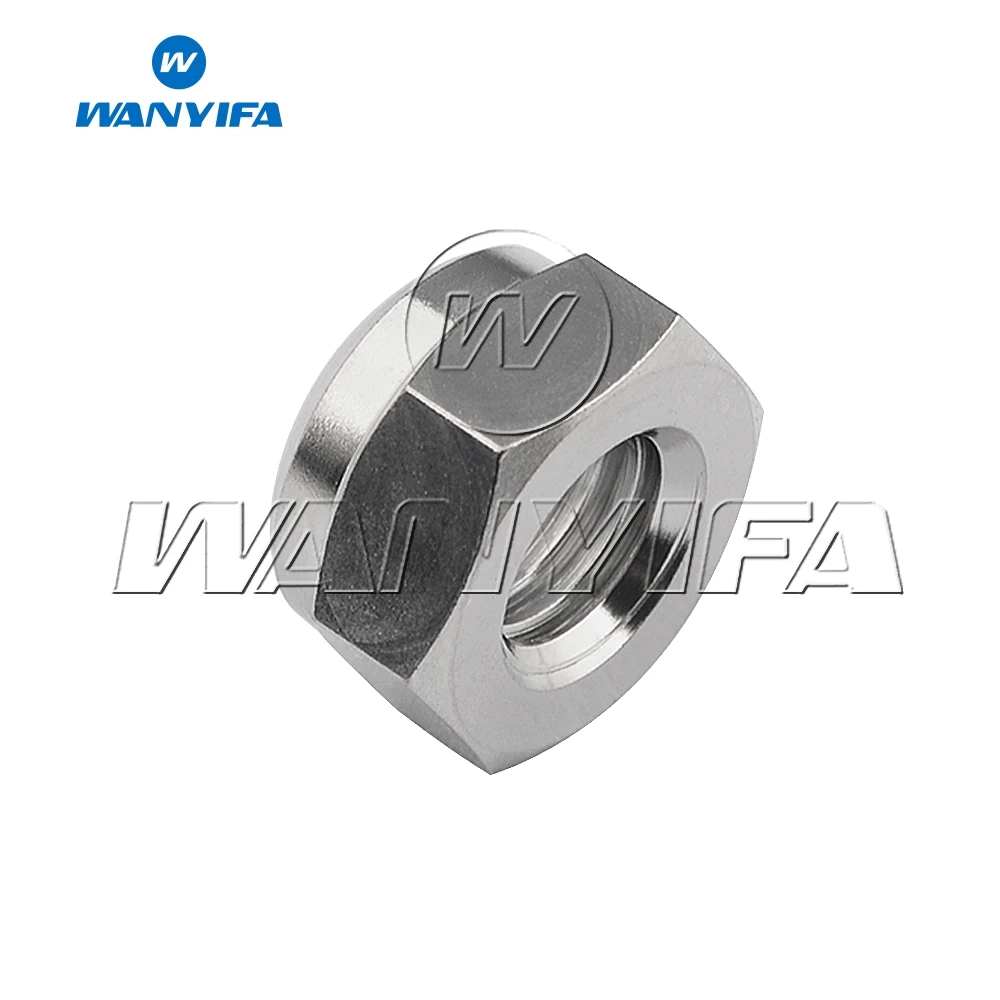 Immagine 5: Wanyifa Titanium Bike Lock M6 Dado Nylon Flangia Testa Bulloni Viti 6 Pz/lotto