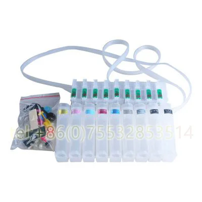 SureColor SC-P600 CISS with Permanent Chip--9 Cartridges(30ml), 9 Bottles(100ml)