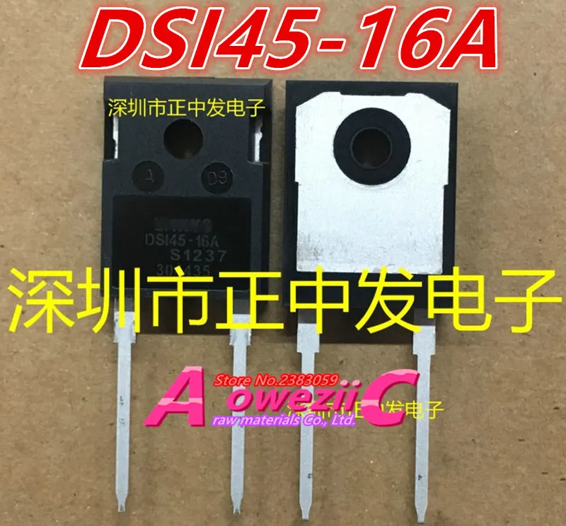 Aoweziic  2018+ 100% new imported original  DSP45-16A DSI45-16A TO-247 Fast Recovery Rectifier 45A 1600V