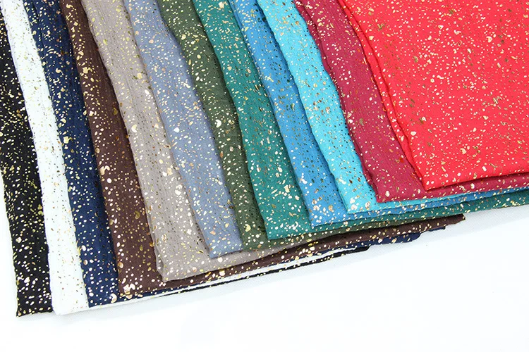 Spedizione gratuita New Europe Fashion lucido abbronzante oro Dot Infinity Hijab sciarpe Snood per donna donna