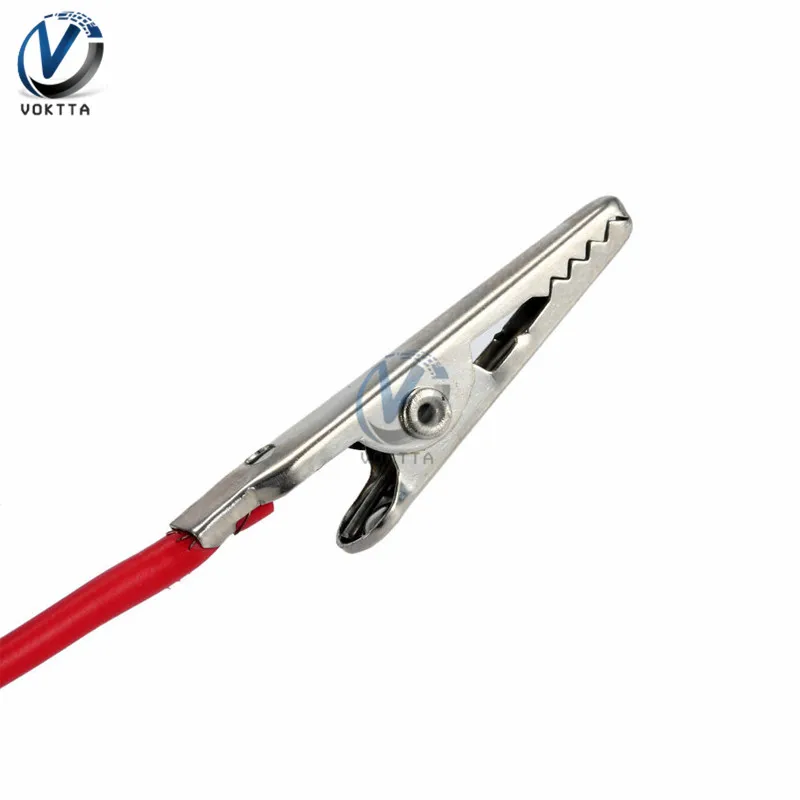 Oscilloscope BNC Male Plug to Dual Alligator Clip Oscilloscope Test Probe Lead Cable 1m 500V 5A for Electrical Working