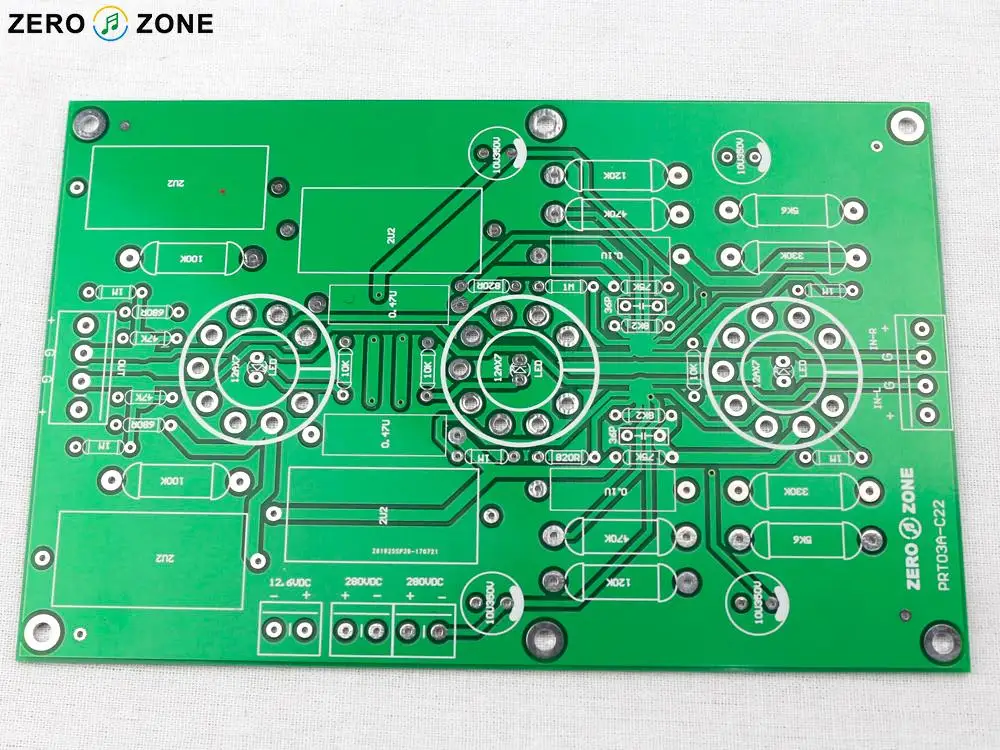 GZLOZONE PRT-03A Hifi Stereo 관 전치 PCB Base On C22 전치 회로