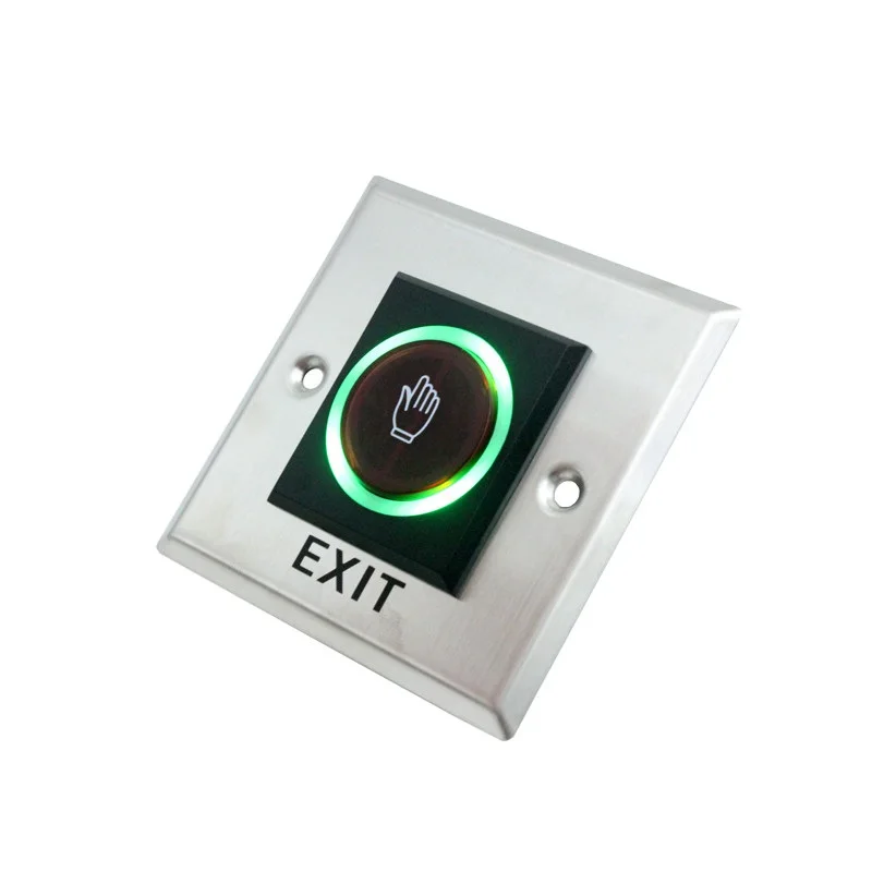 Door lock  Infrared Sensor Switch No Touch Contactless Door Release Exit Button with LED Indication