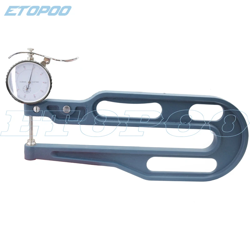 0-10mm/20mmx270mm Dial Thickness Gauge large thickness meter throat range 270mm thickness tester