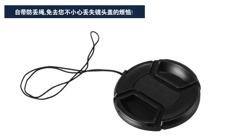 ขนาด49มม.เลนส์ด้านหน้าเลนส์กล้องถ่ายรูปฝาปิดสำหรับ Sony Alpha DSLR เลนส์ Protector