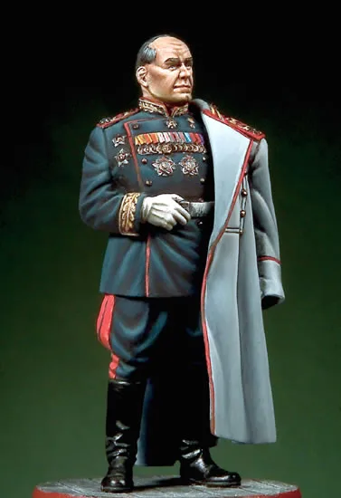 Assembly  Unpainted  Scale 1/32  54mm Georgi Zhukov 54mm  figure Historical  Resin Model