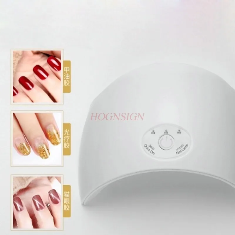เล็บสมาร์ทเหนี่ยวนํา 36w ยาทาเล็บ LED โคมไฟส่องไฟยาทาเล็บส่องไฟสีโคมไฟเล็บพลาสติกอบแห้งส่องไฟ