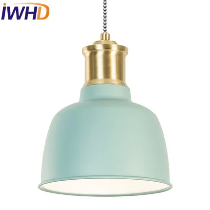 

IWHD Iron Hanglamp Led Pendant Light Fixtures Modern Fashion Restaurant Living Room Pendant Lights Home Lighting Fixtures Lustre