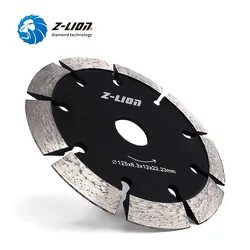 Z-LION-disco de sierra Circular con punta de diamante para pared, herramienta Rozadora, grietas, hormigón, mármol, 5