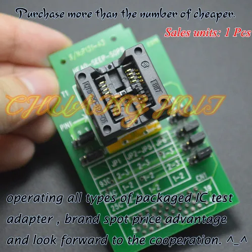 208mil SOP8 Programmer adapter HEAD-SEEP-SOP8 adapter for GANG-08 Programmer