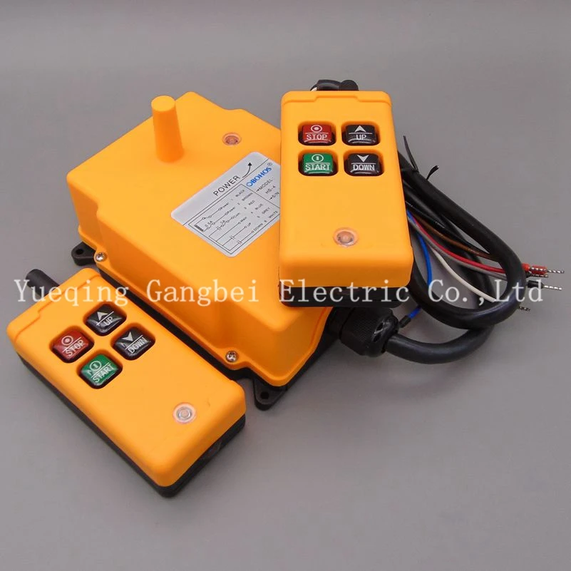 Imagem -04 - Controle Remoto do Guindaste Hs4 Transmissor e Receptor Sua Necessidade de Nota de Ordem Voltagem: 380v ac 220v ac 36v ac 24v dc